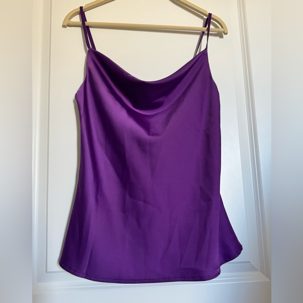 Elegant Purple Women's Camisole Top - Picture 2 of 7